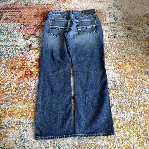 Ariat Other - Ariat M5 Straight Fit Jeans Mens 33x30 Blue Medium Wash Denim Western Cowboy
